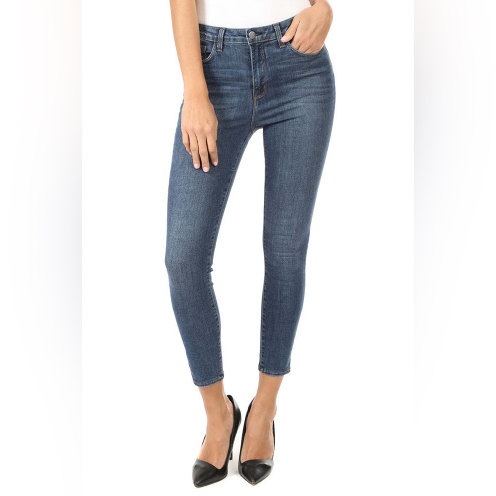L’AGENCE Margot High Rise Skinny Jeans, Size 28